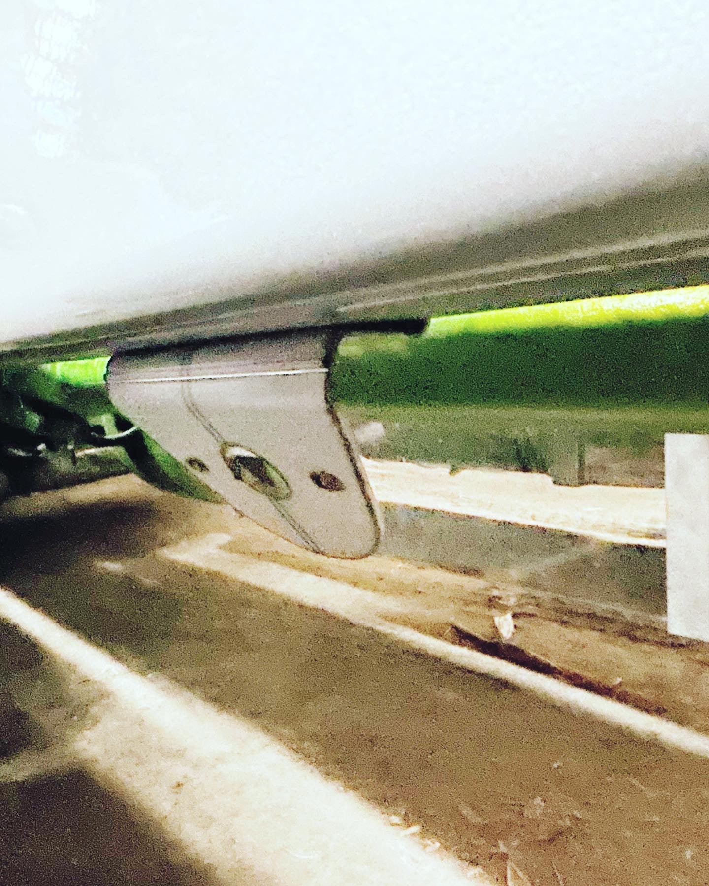 Angled Wm frame brackets