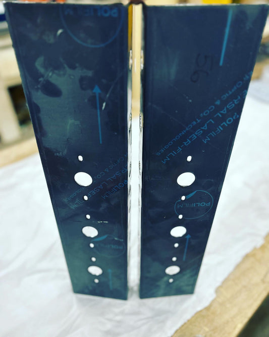 Peterbilt 15” stainless 3wm low breather panels