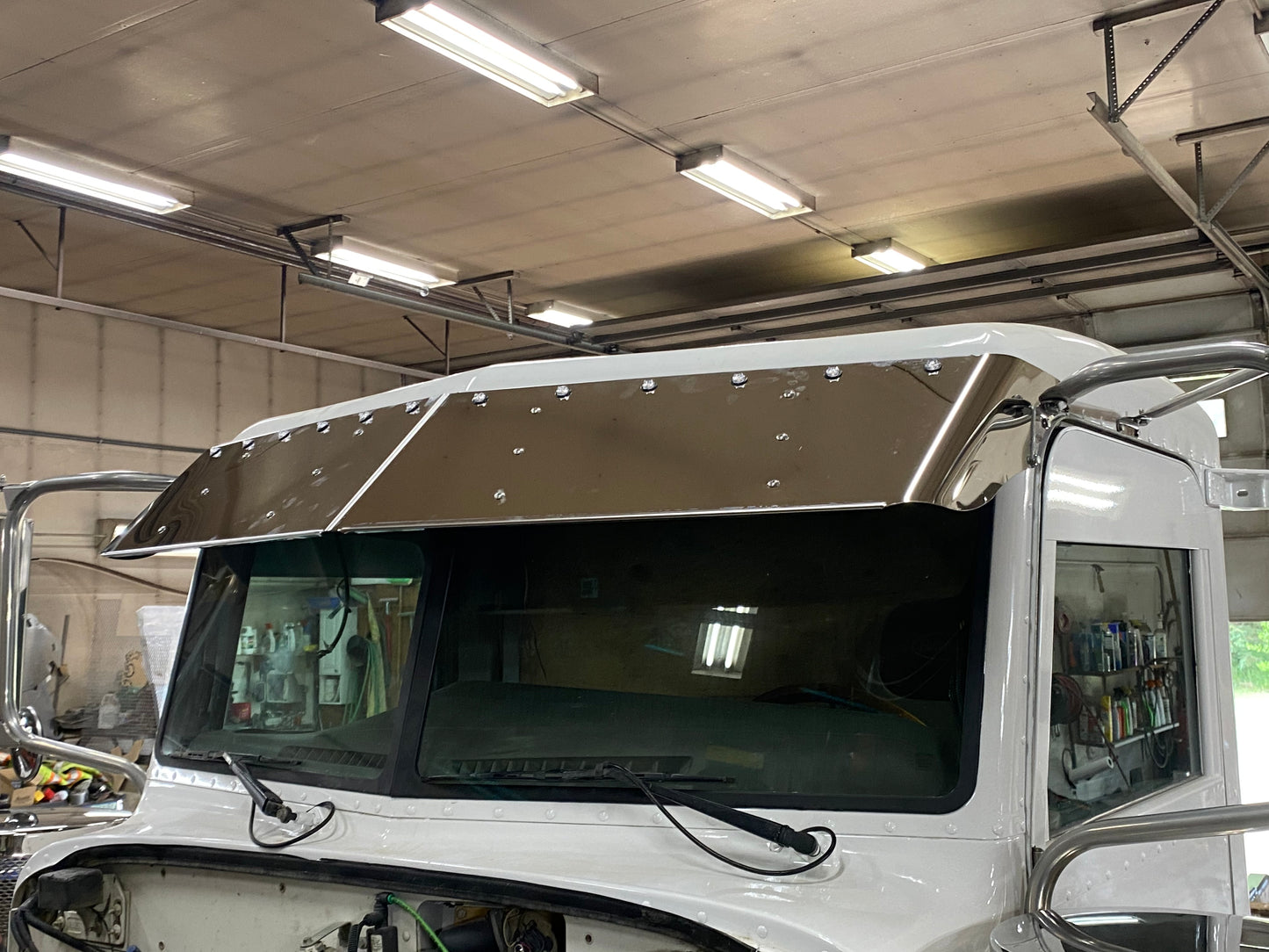 Peterbilt 13” visor for 3** series cabs