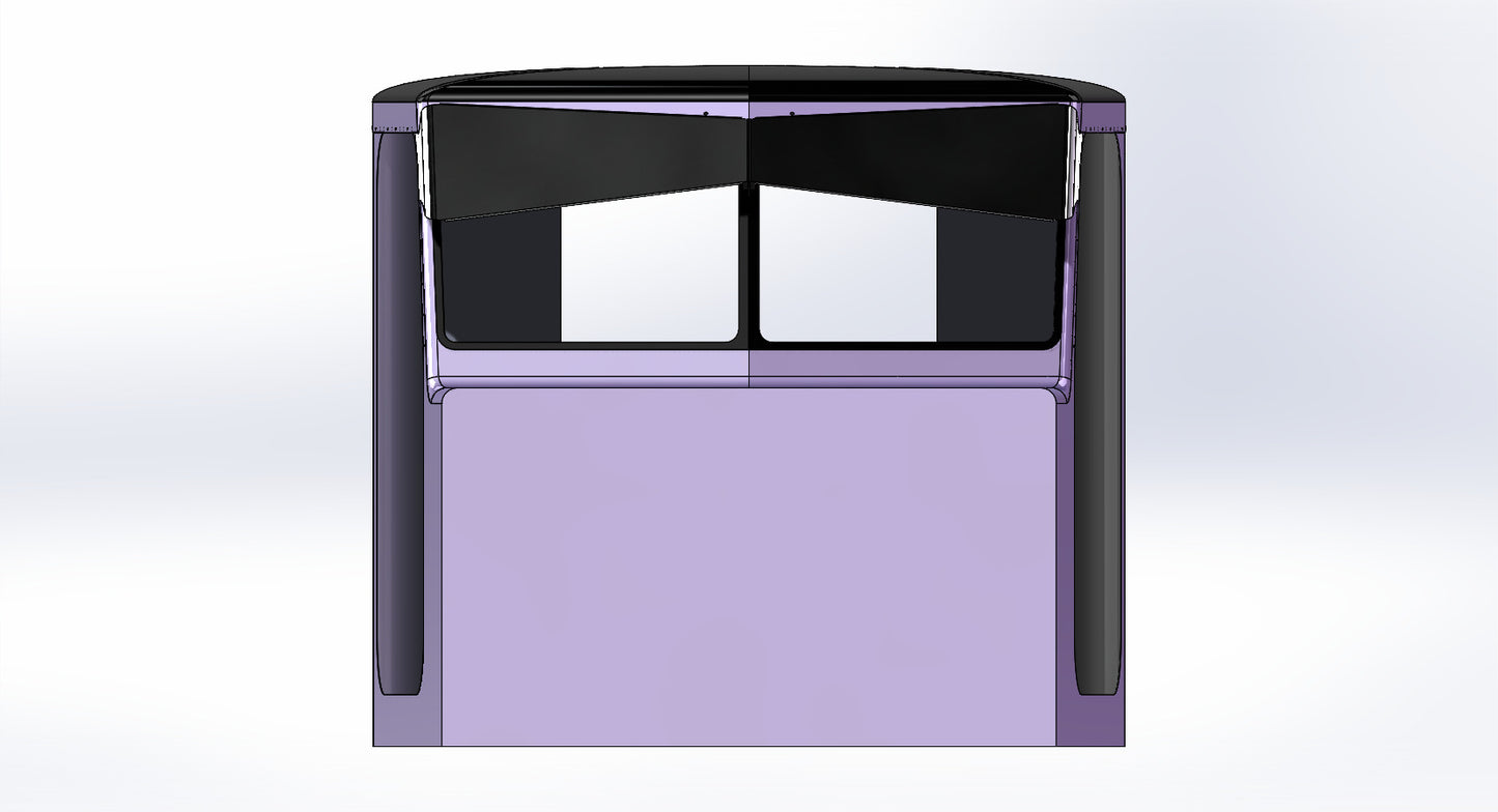 Peterbilt 12.5-6.5 visor for 3** series cabs