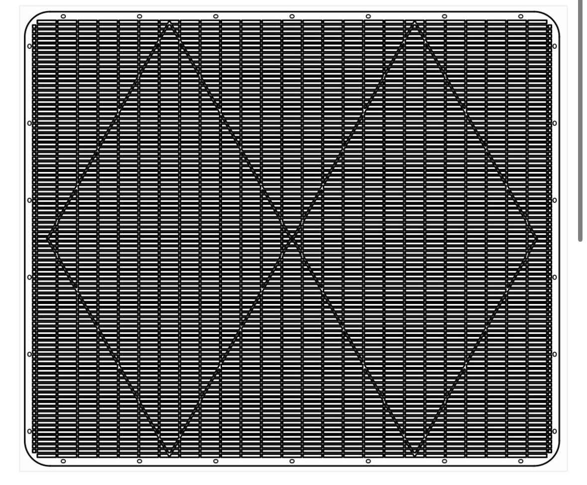 Peterbilt 388/389 2 diamond grill