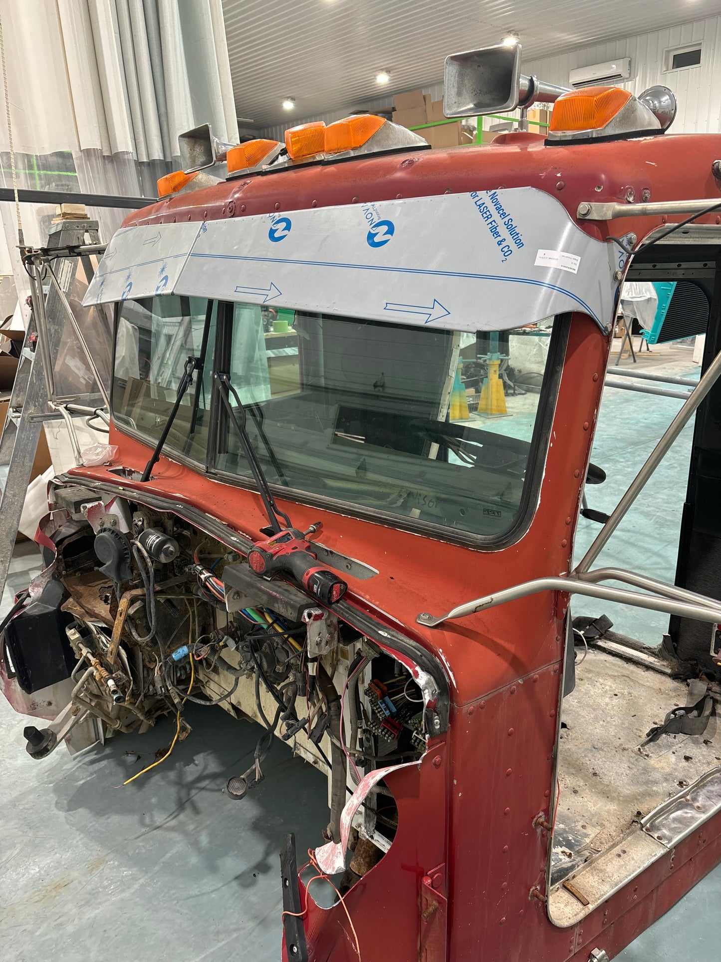 Kenworth 9-6 flat glass visor