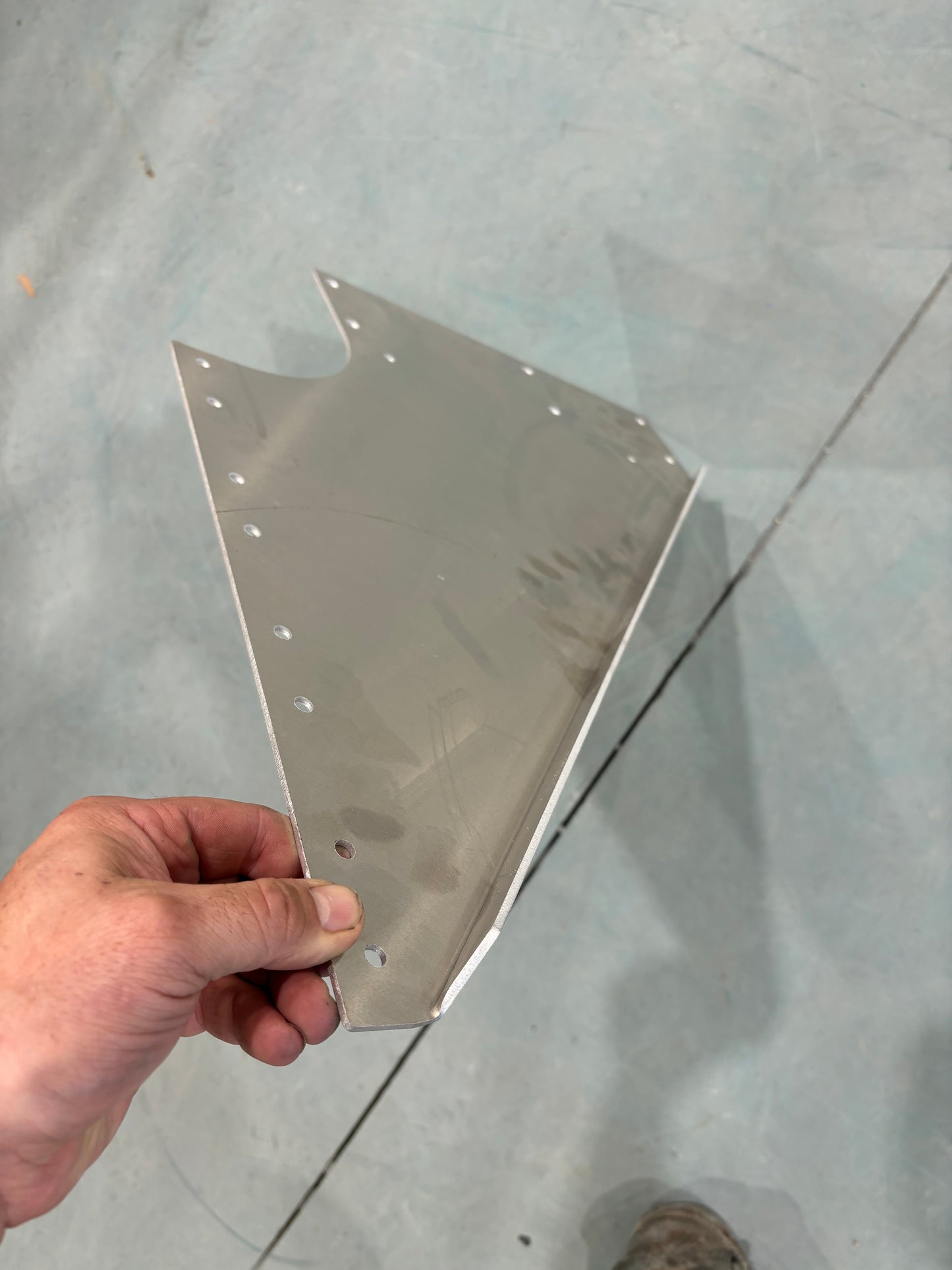 Peterbilt 36” bunk structural floor bracing