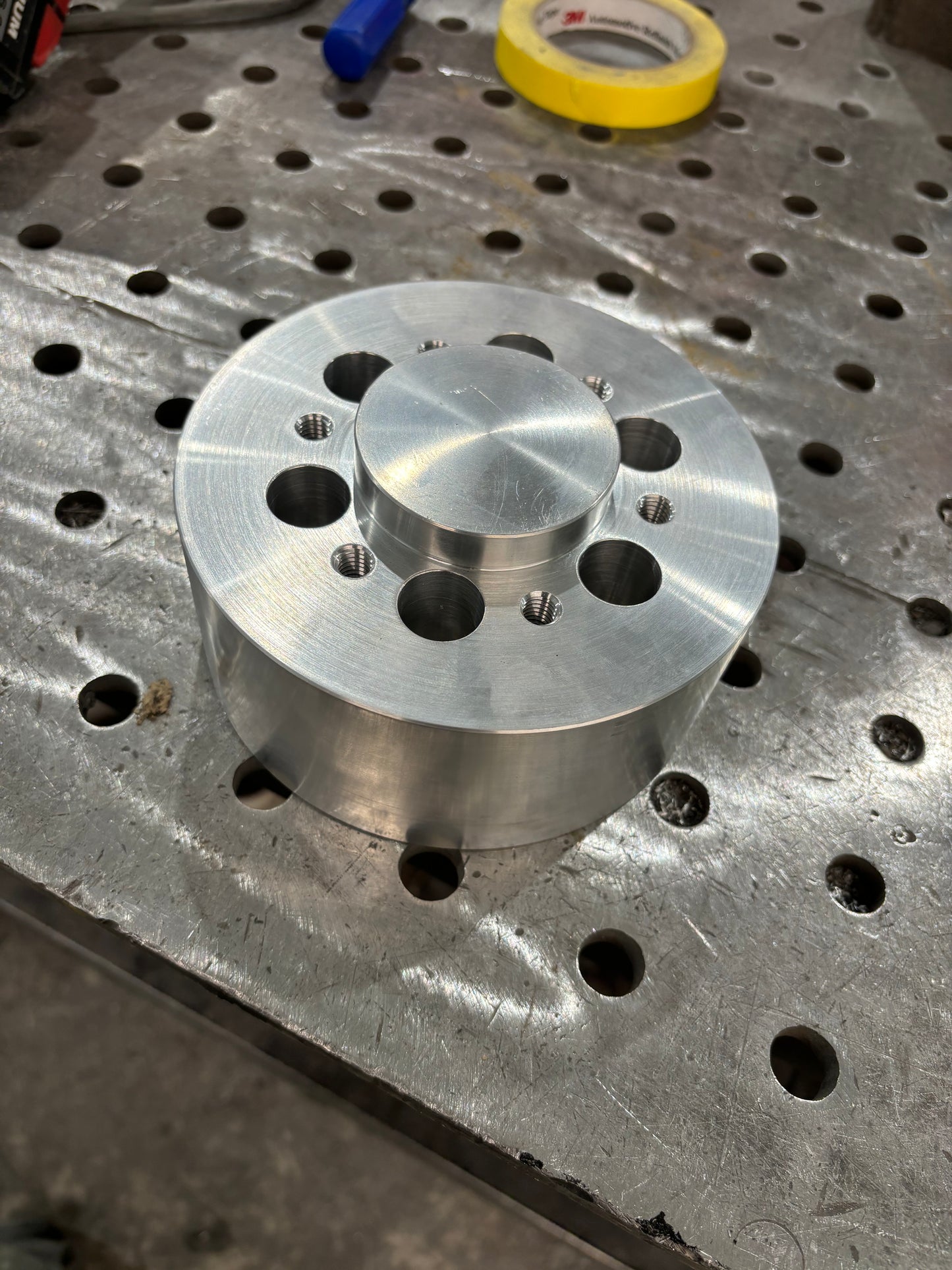 Billet Horton fan hub Extension for Cummins to cat swap