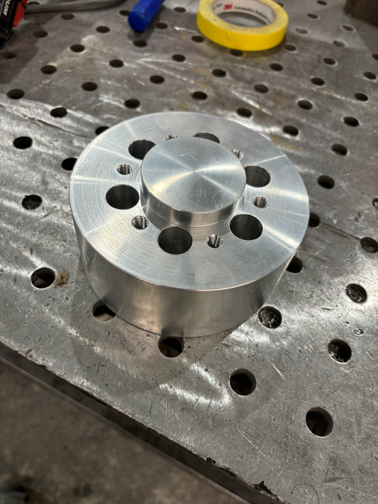 Billet Horton fan hub Extension for Cummins to cat swap