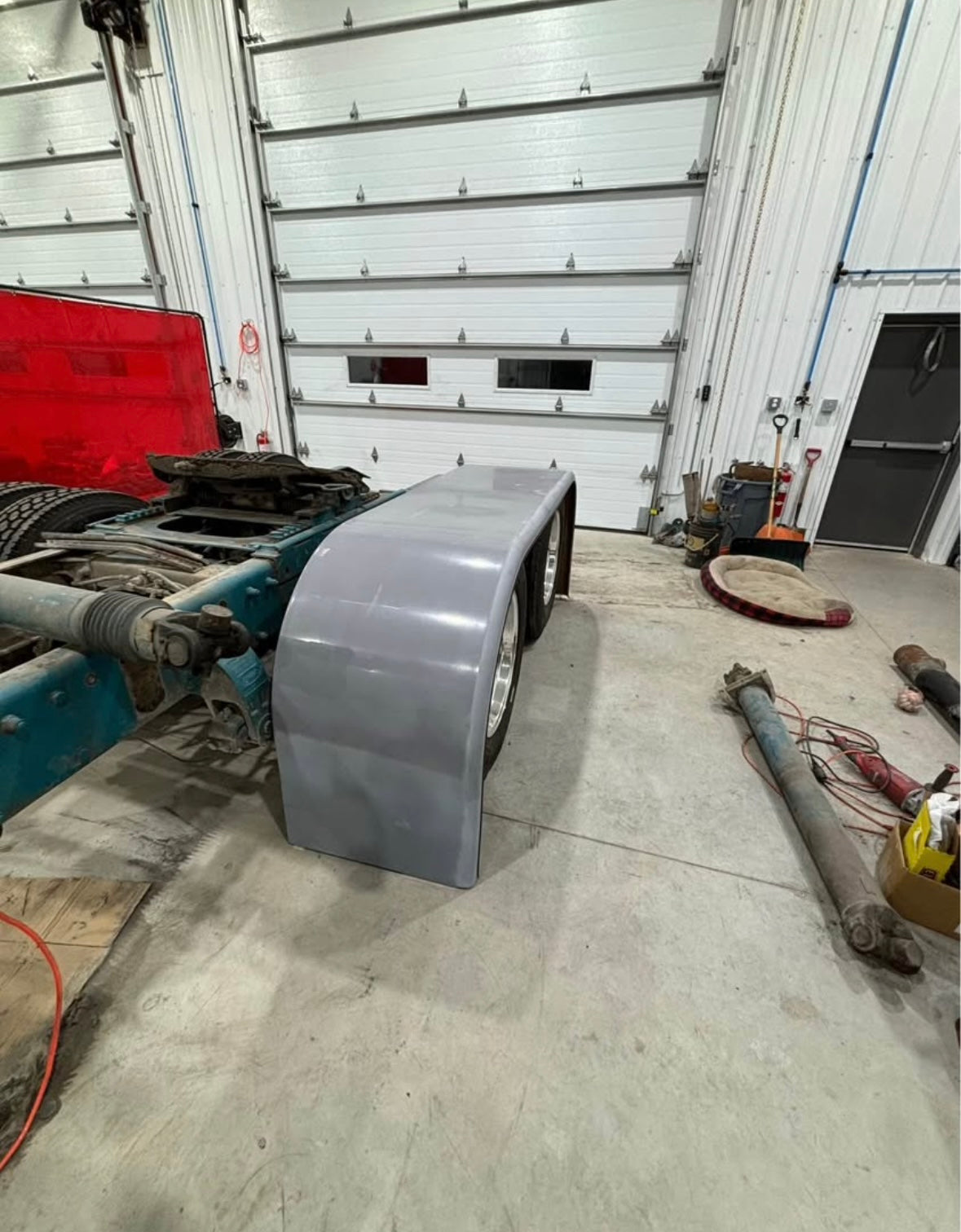 Full fiberglass fenders