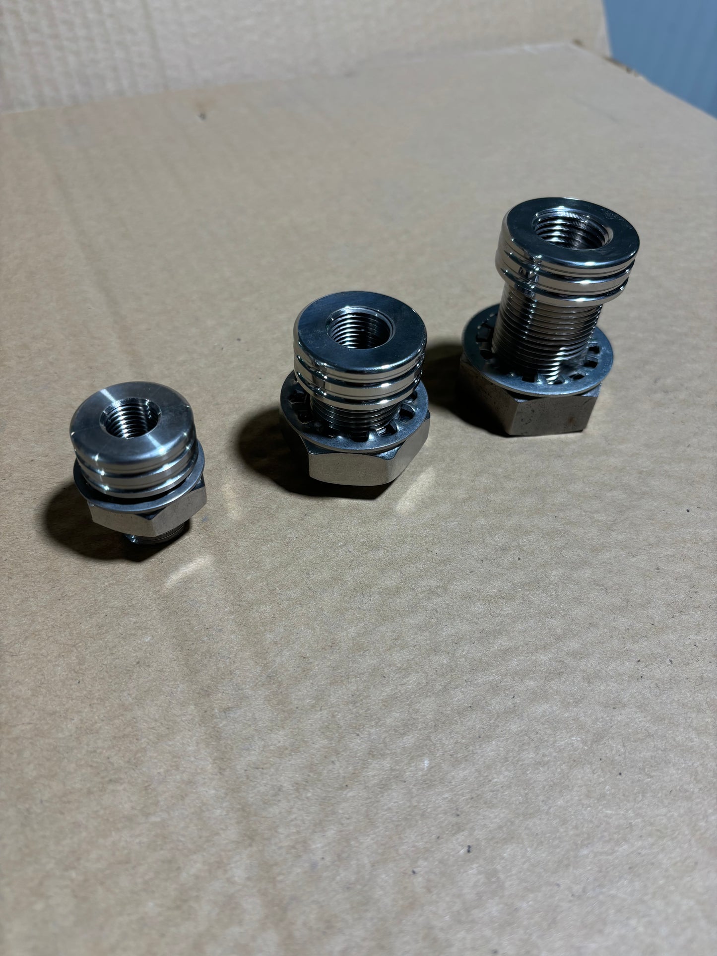 3/8” NPT 304 SS Bulkhead