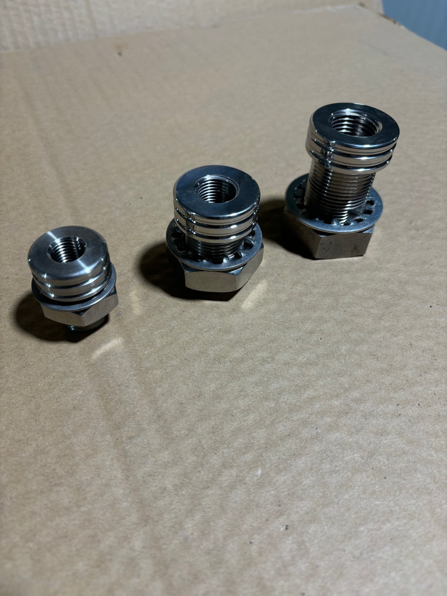 1/4” NPT 304 SS Bulkhead