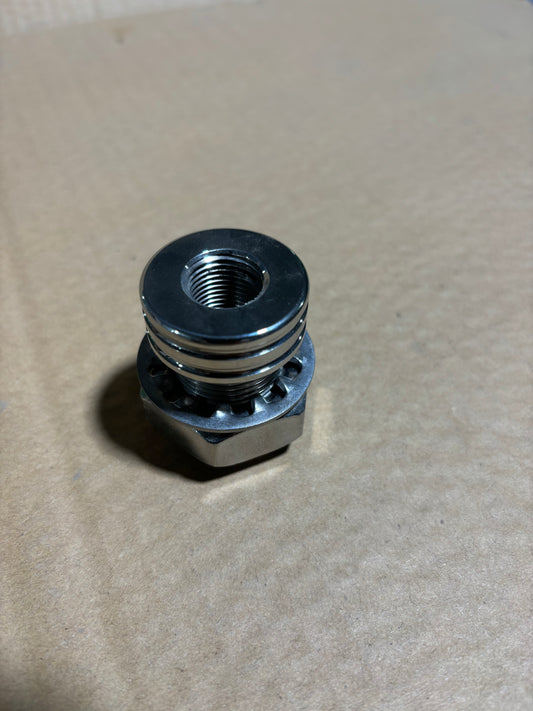 1/4” NPT 304 SS Bulkhead