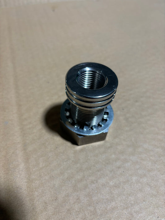 1/2” NPT 304 SS Bulkhead