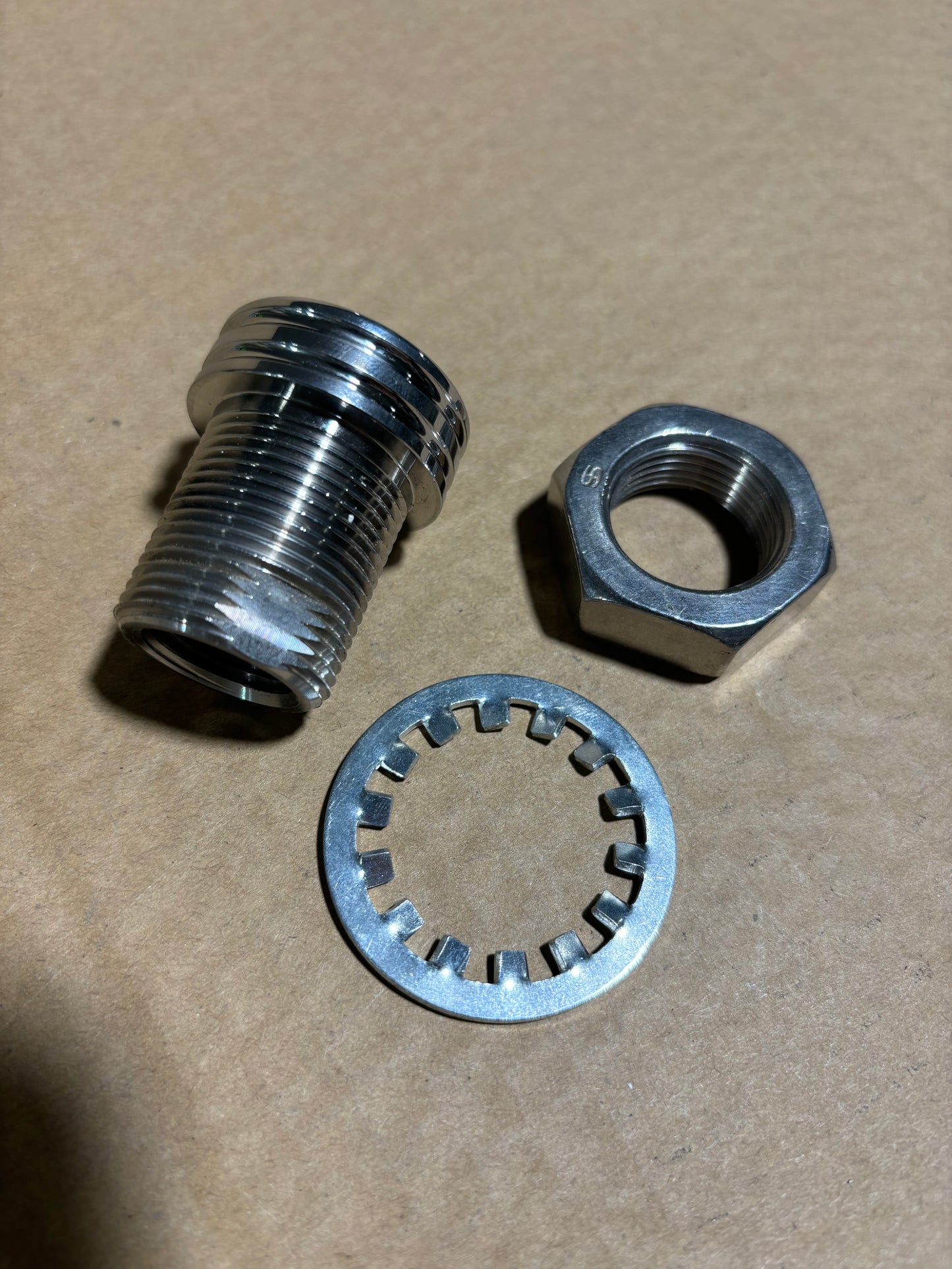 1/2” NPT 304 SS Bulkhead
