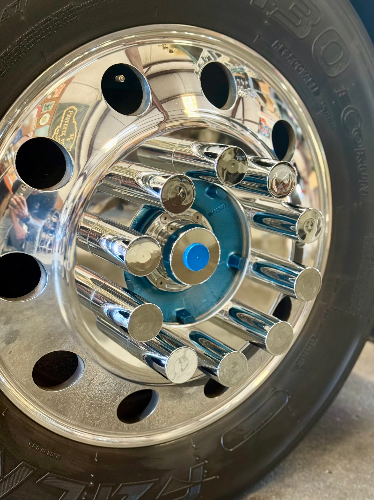 Chrome billet alum hub oilers 4.5”