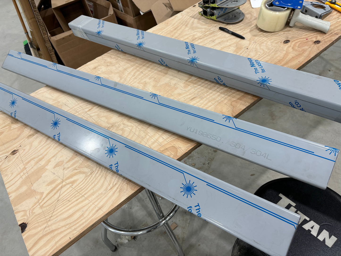 Stainless frame rail skirts