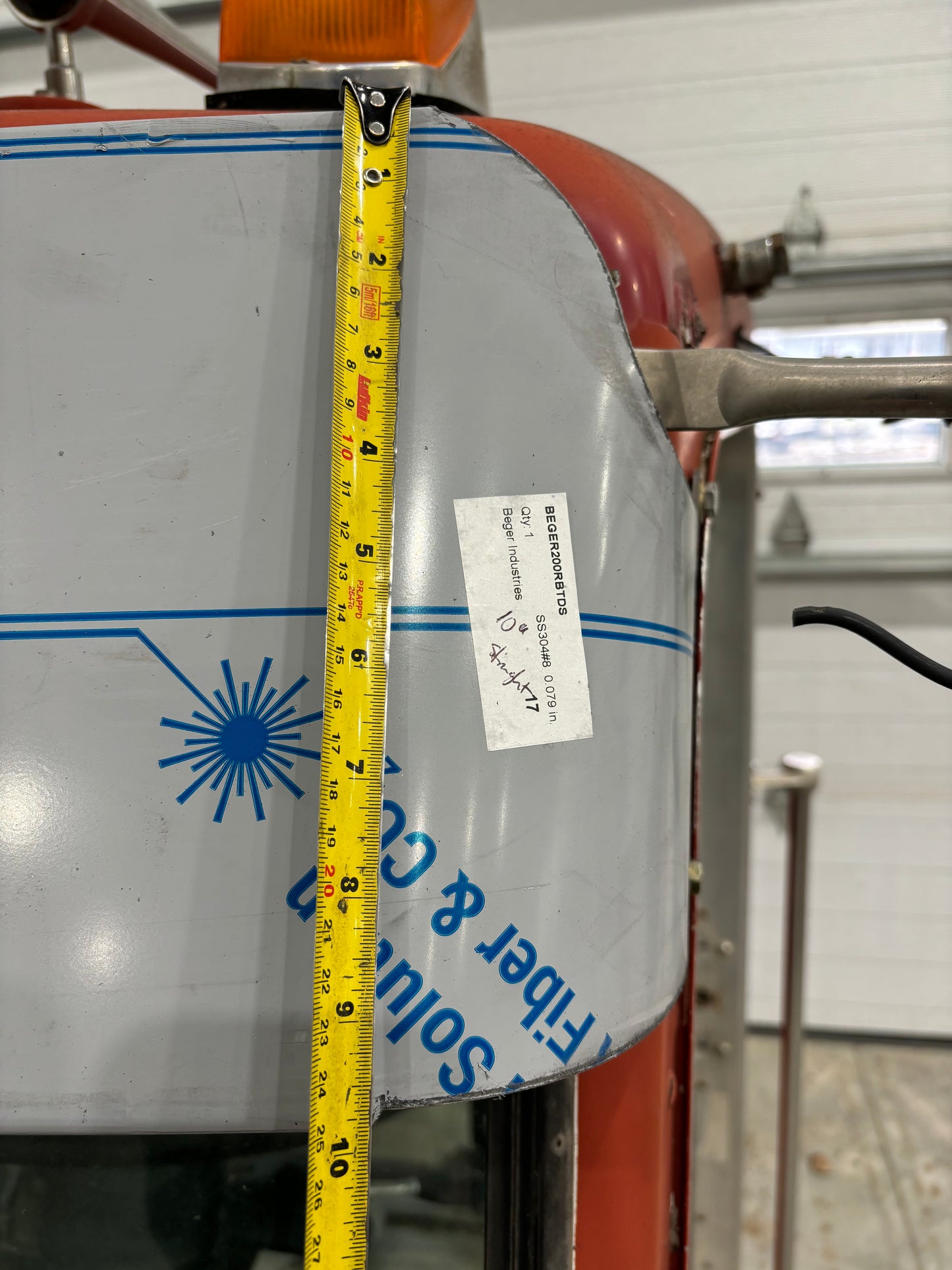 Kenworth Flat Glass 10” straight visor