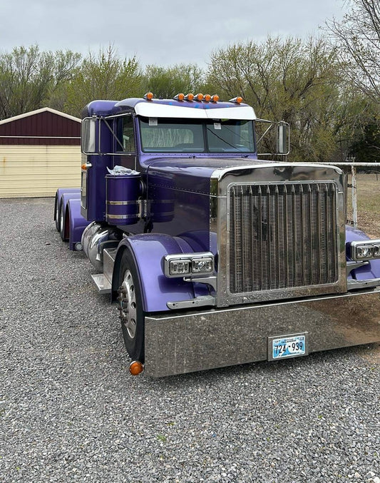 Peterbilt 9-6 classic bowtie visor for 3** cabs