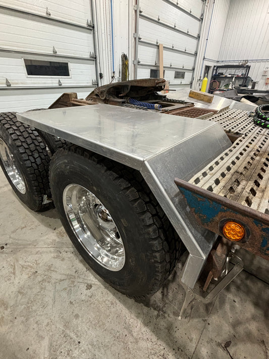Heavy duty 3/16” aluminum half fenders