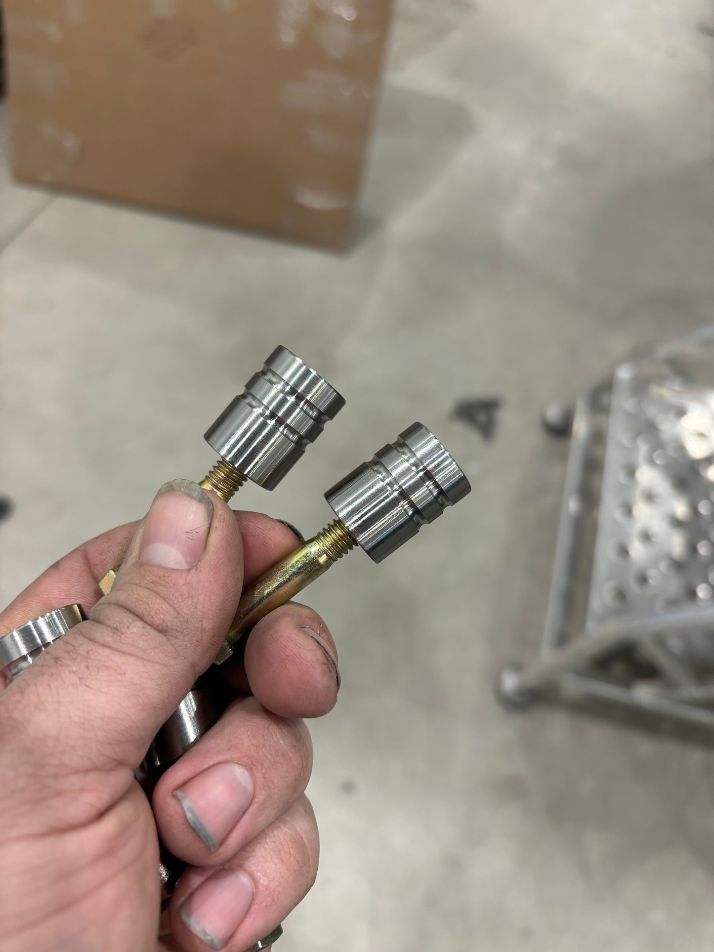 304 ss machined Air cleaner top nut set