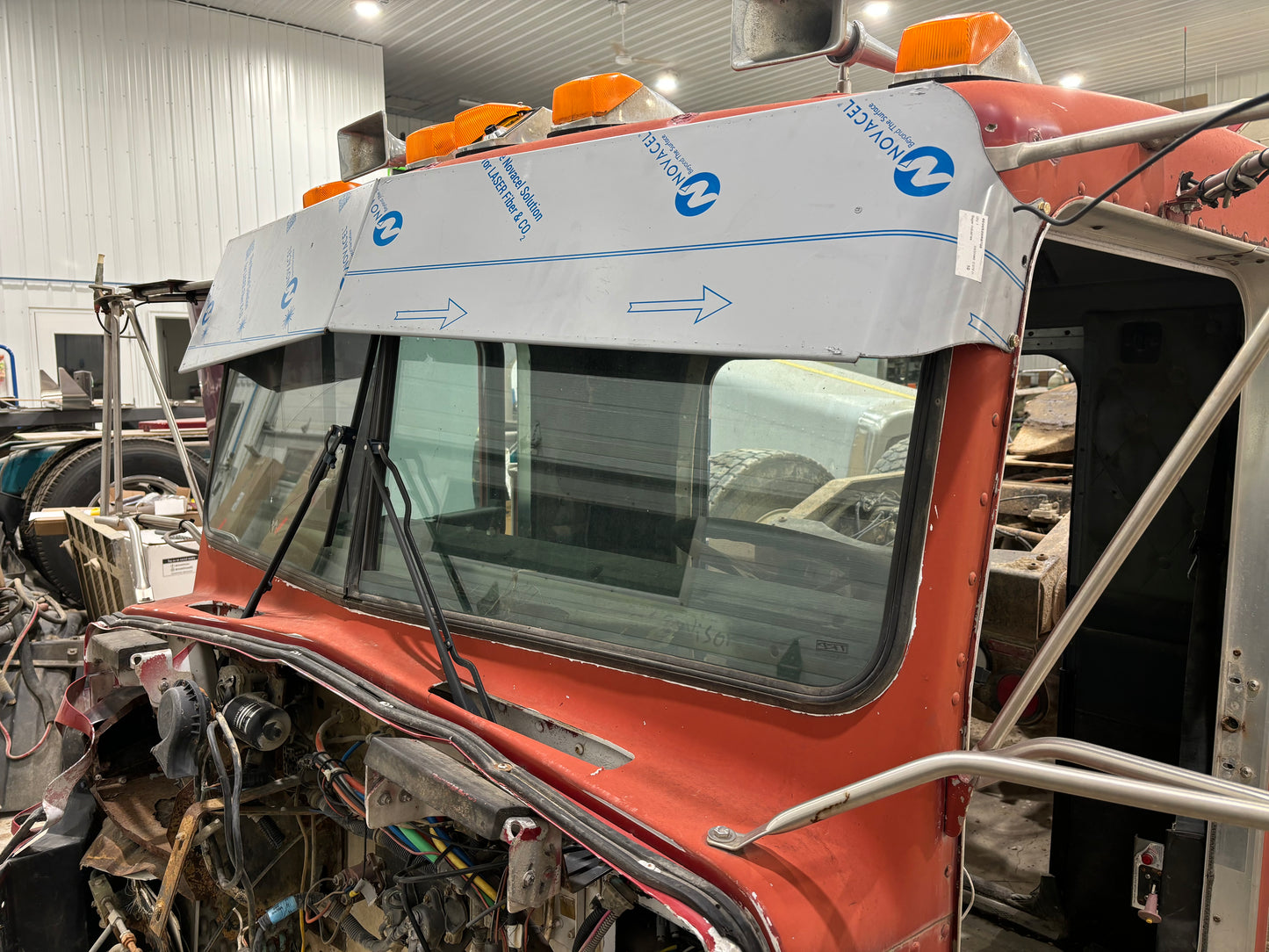 Kenworth flatglass 11.5x9 reverse. Bow tie