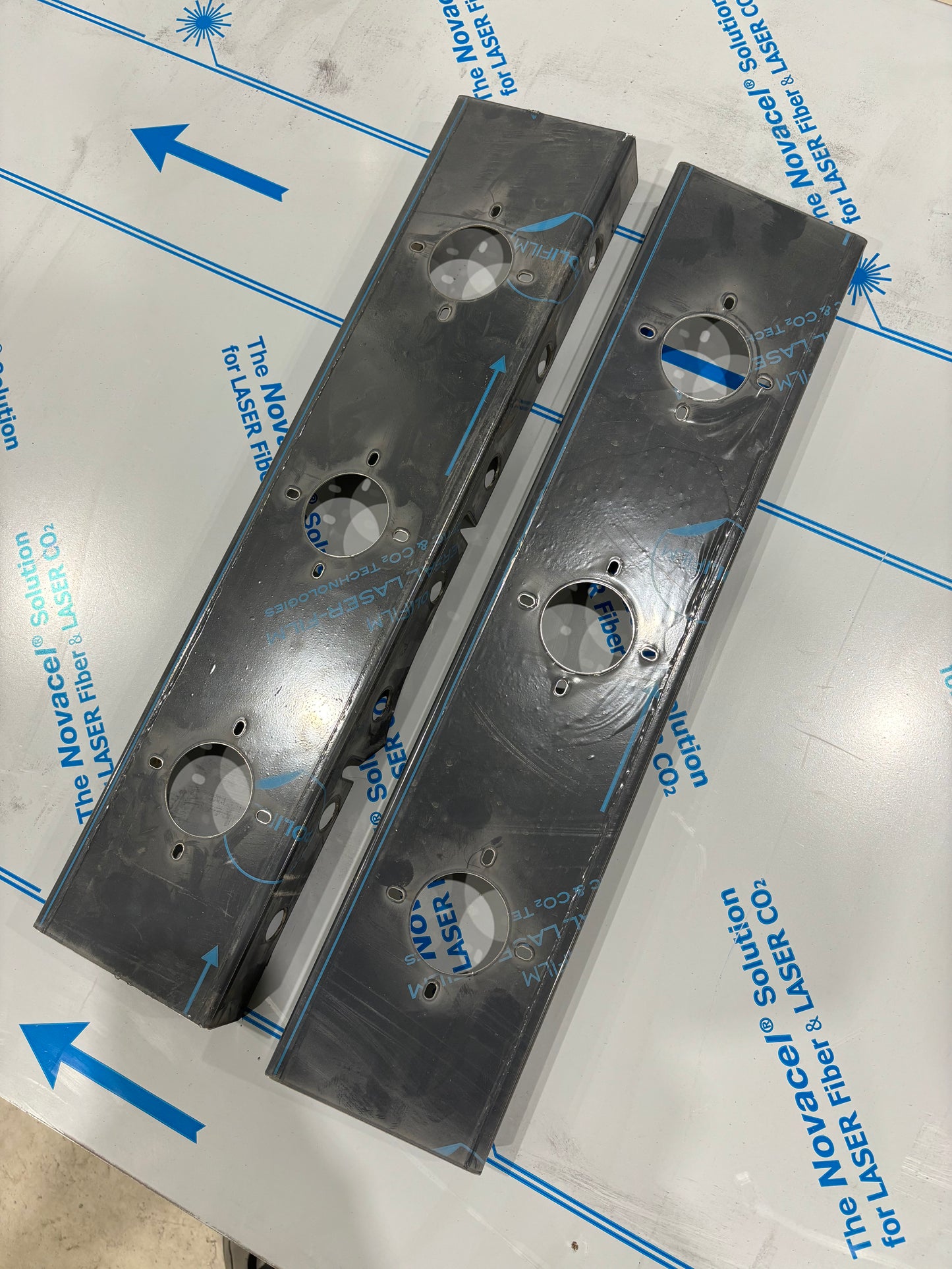 Peterbilt 3 wm breather panels spread out