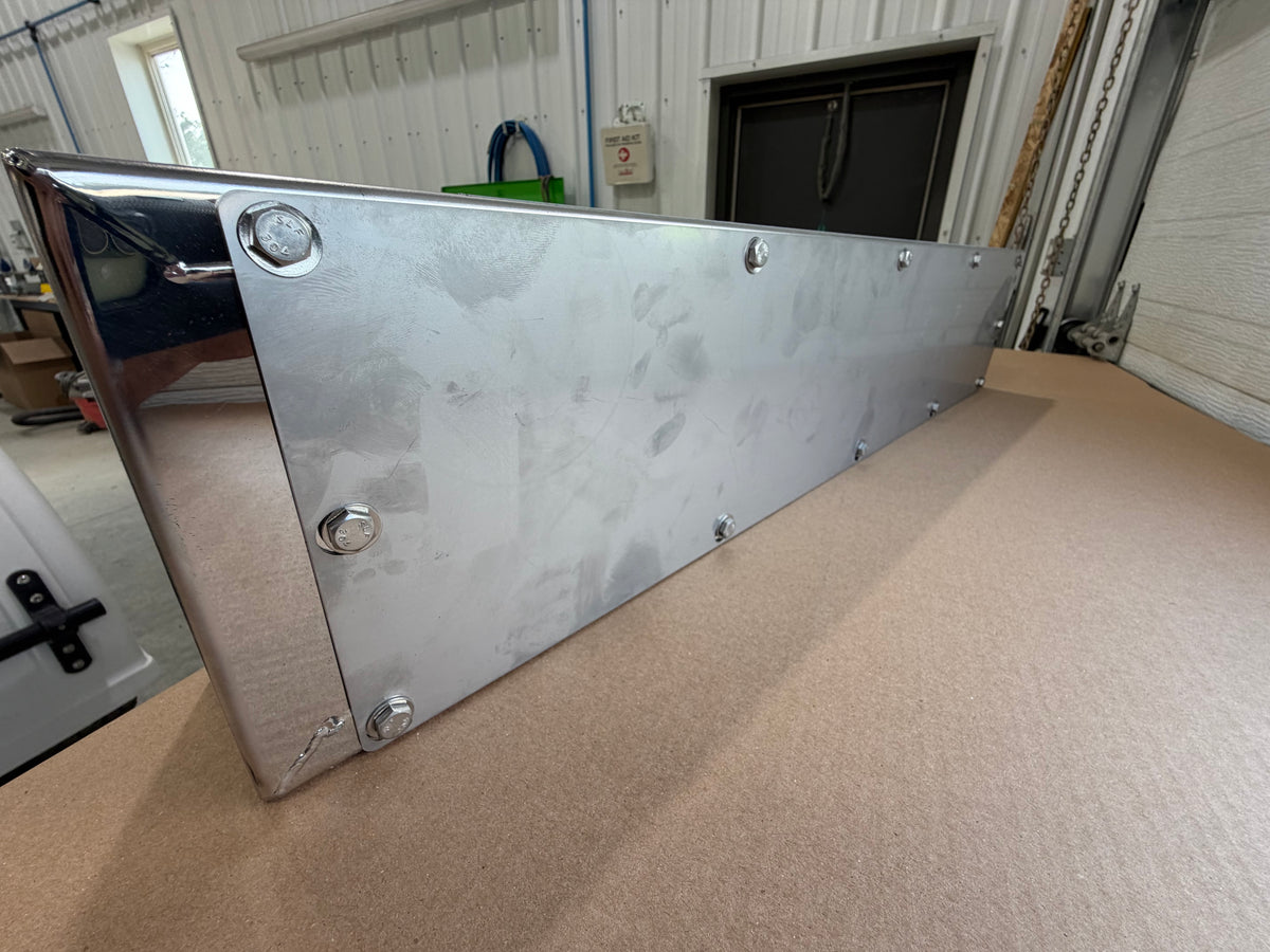 7” high x 34” w 5 wm ss rear taillight panel