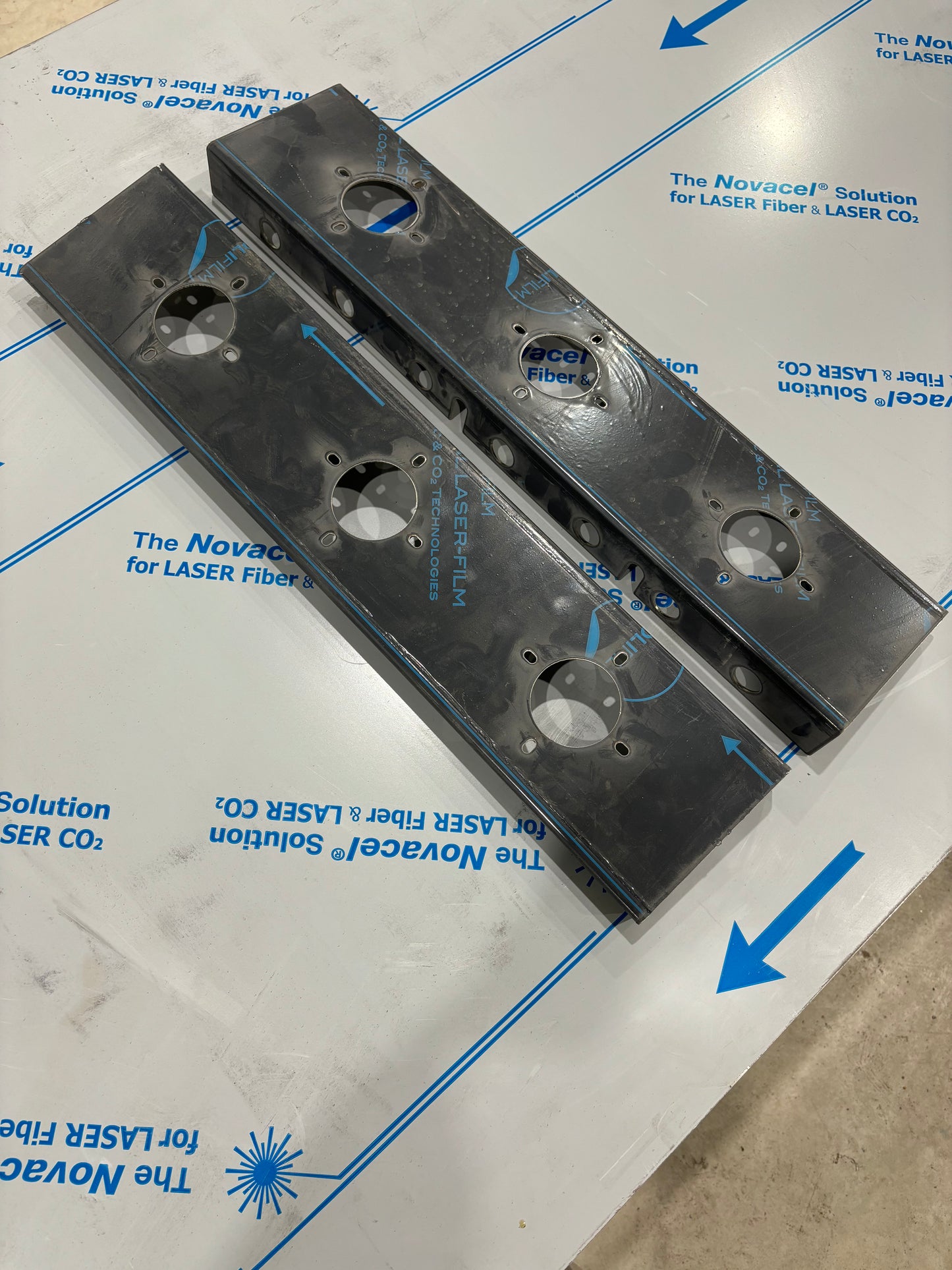 Peterbilt 3 wm breather panels spread out