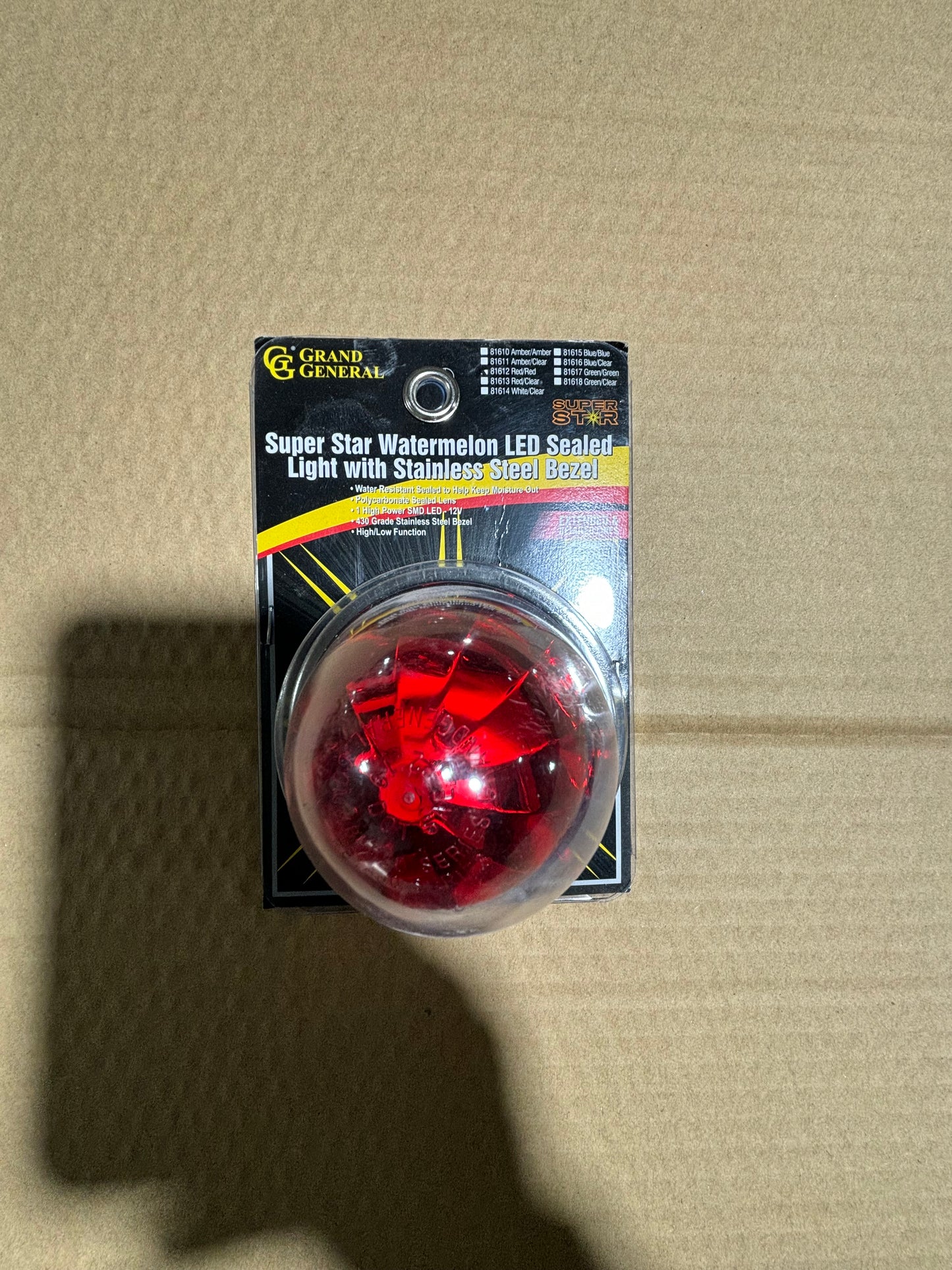 Grand general SuperStar red lights