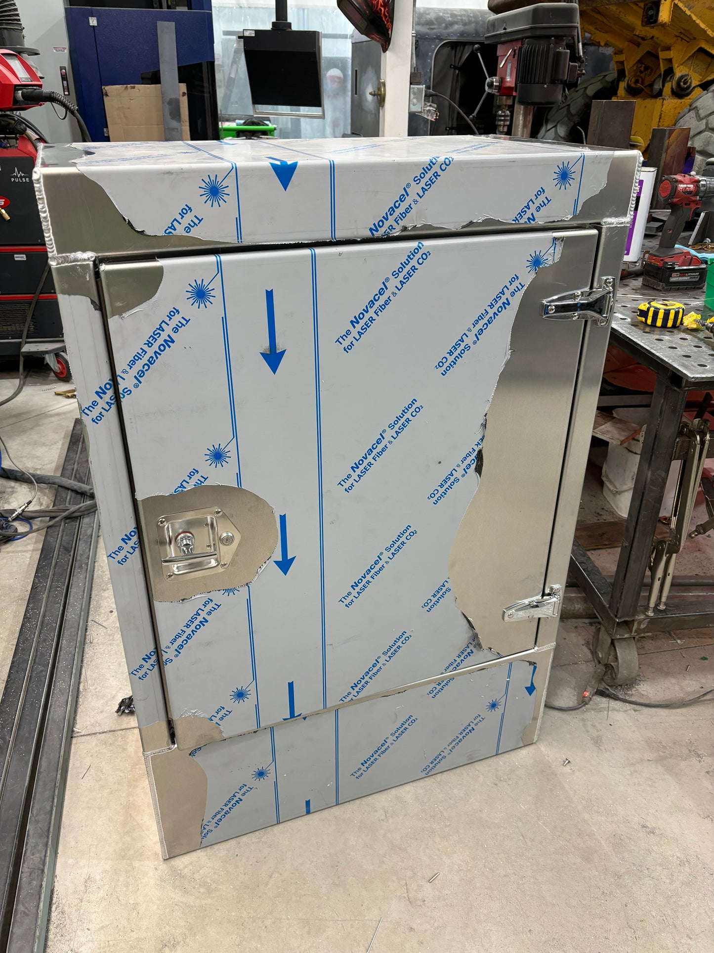 Aluminum storage box