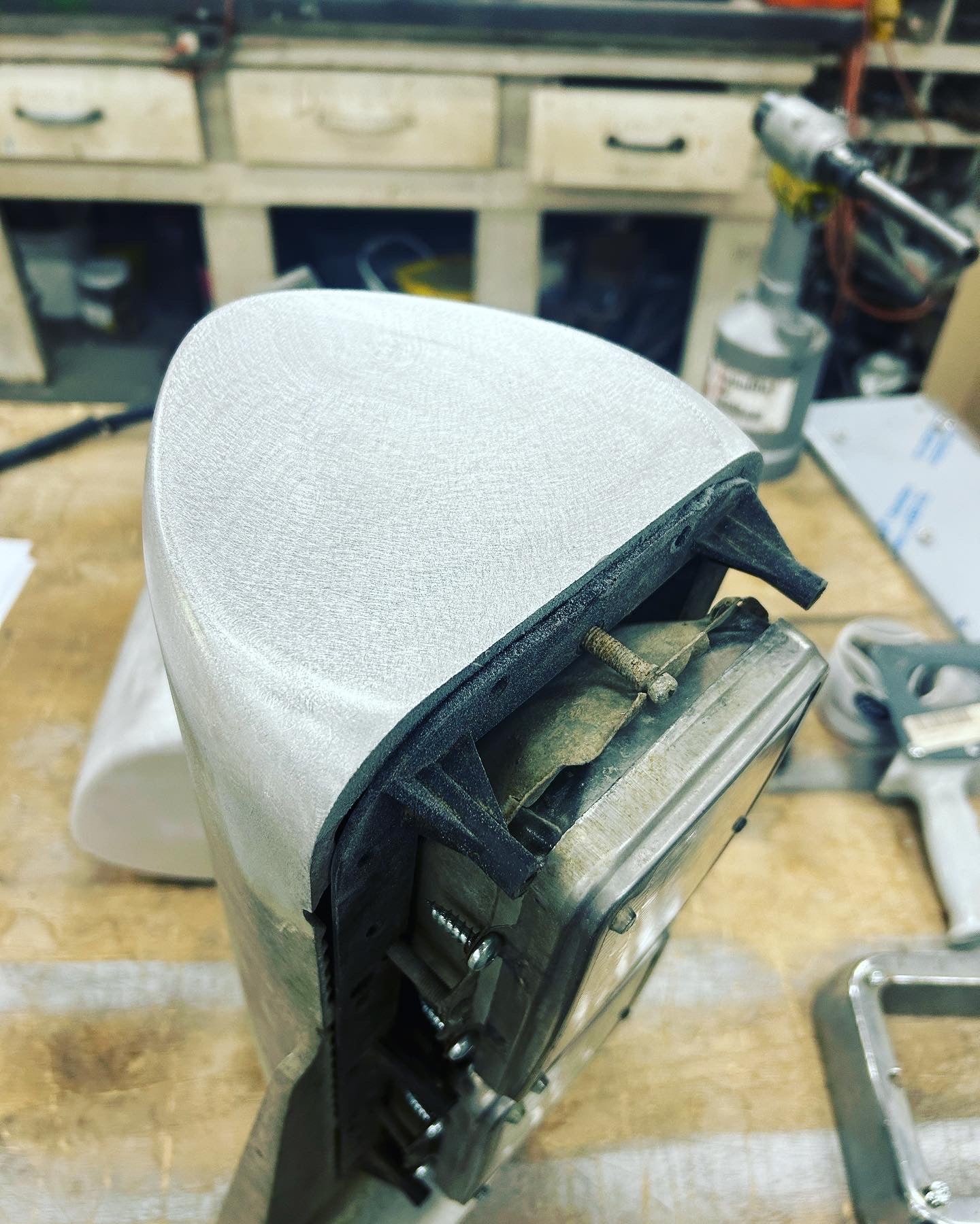 Dual square headlight shaving plates