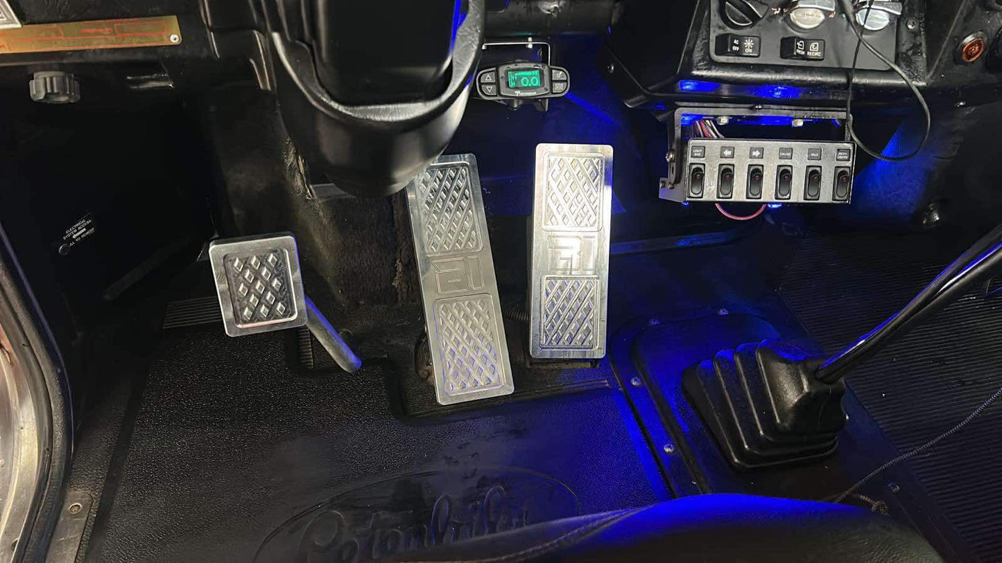 Peterbilt billet pedal set