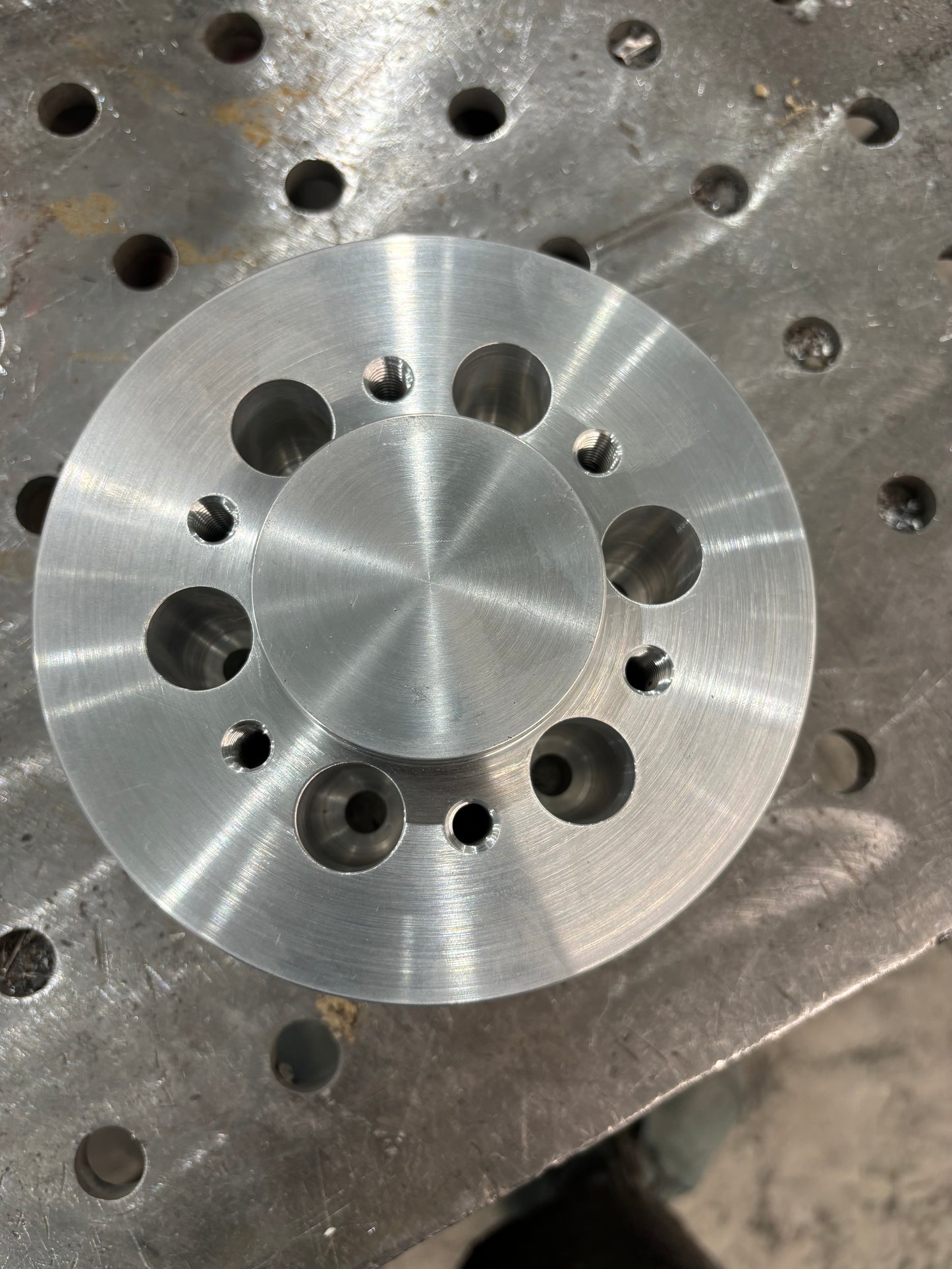 Billet Horton fan hub Extension for Cummins to cat swap